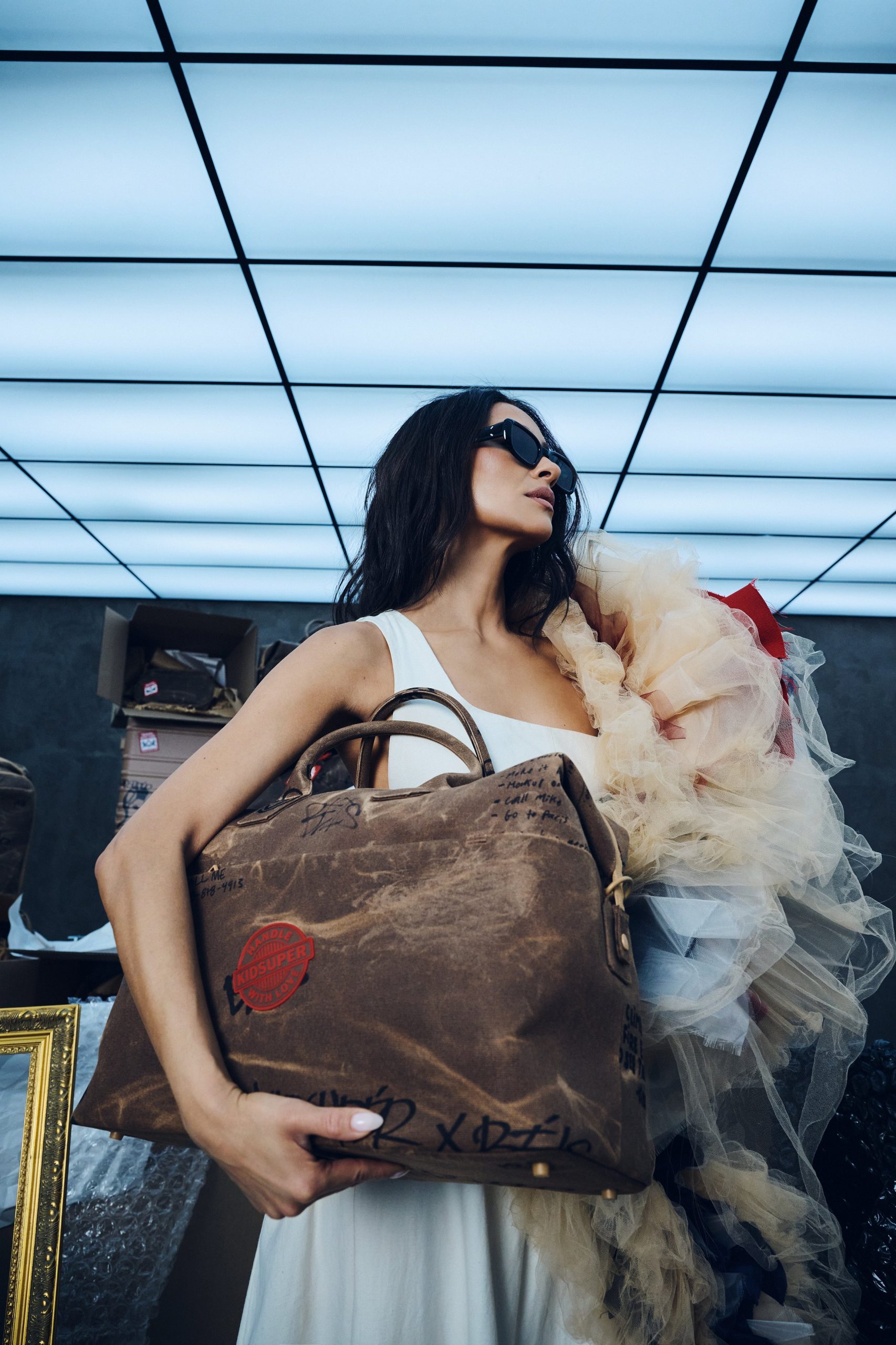 BÉIS x KidSuper The Carryall Duffle in Cargo - Image 2