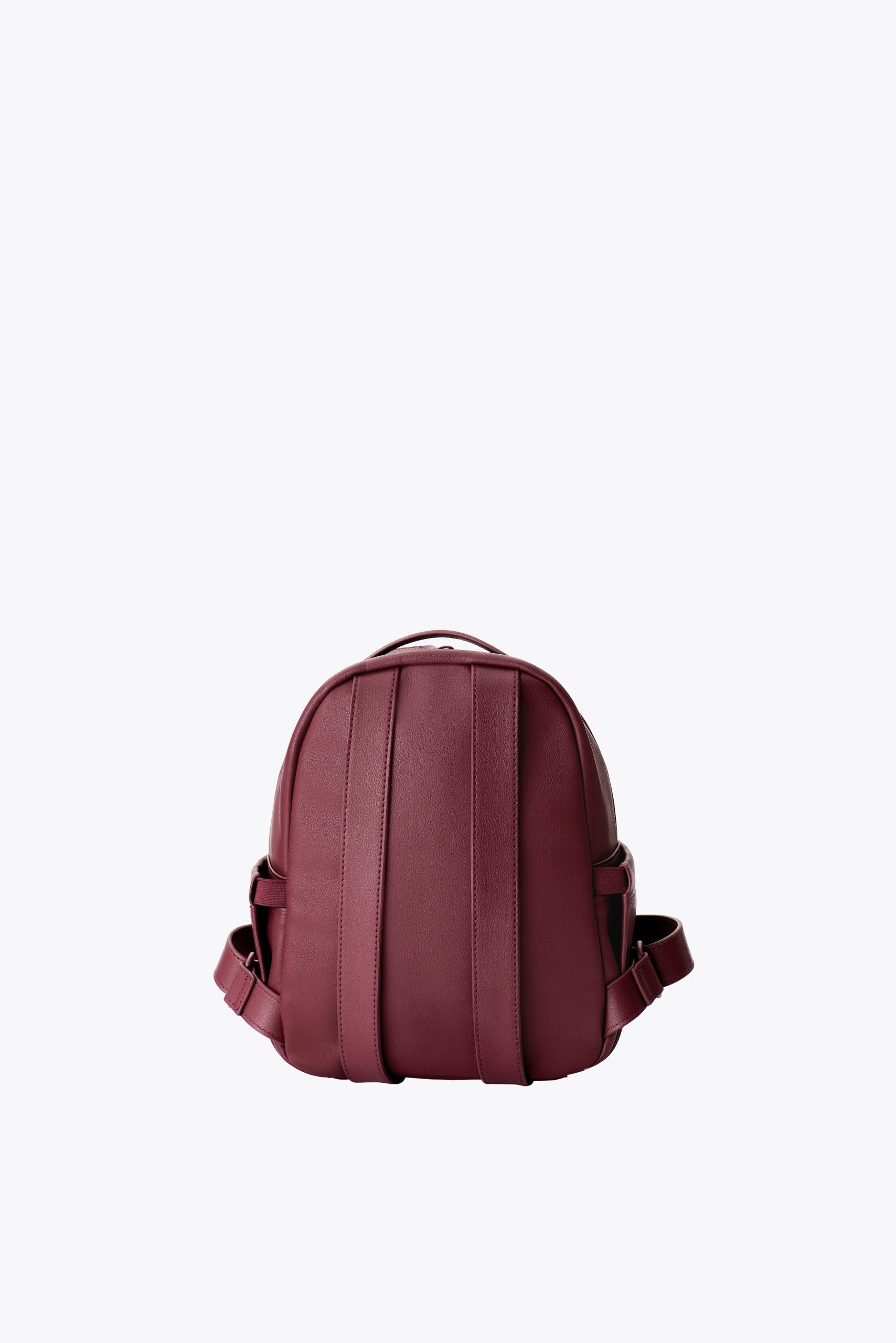 The Essential Mini Backpack in Burgundy - Image 3