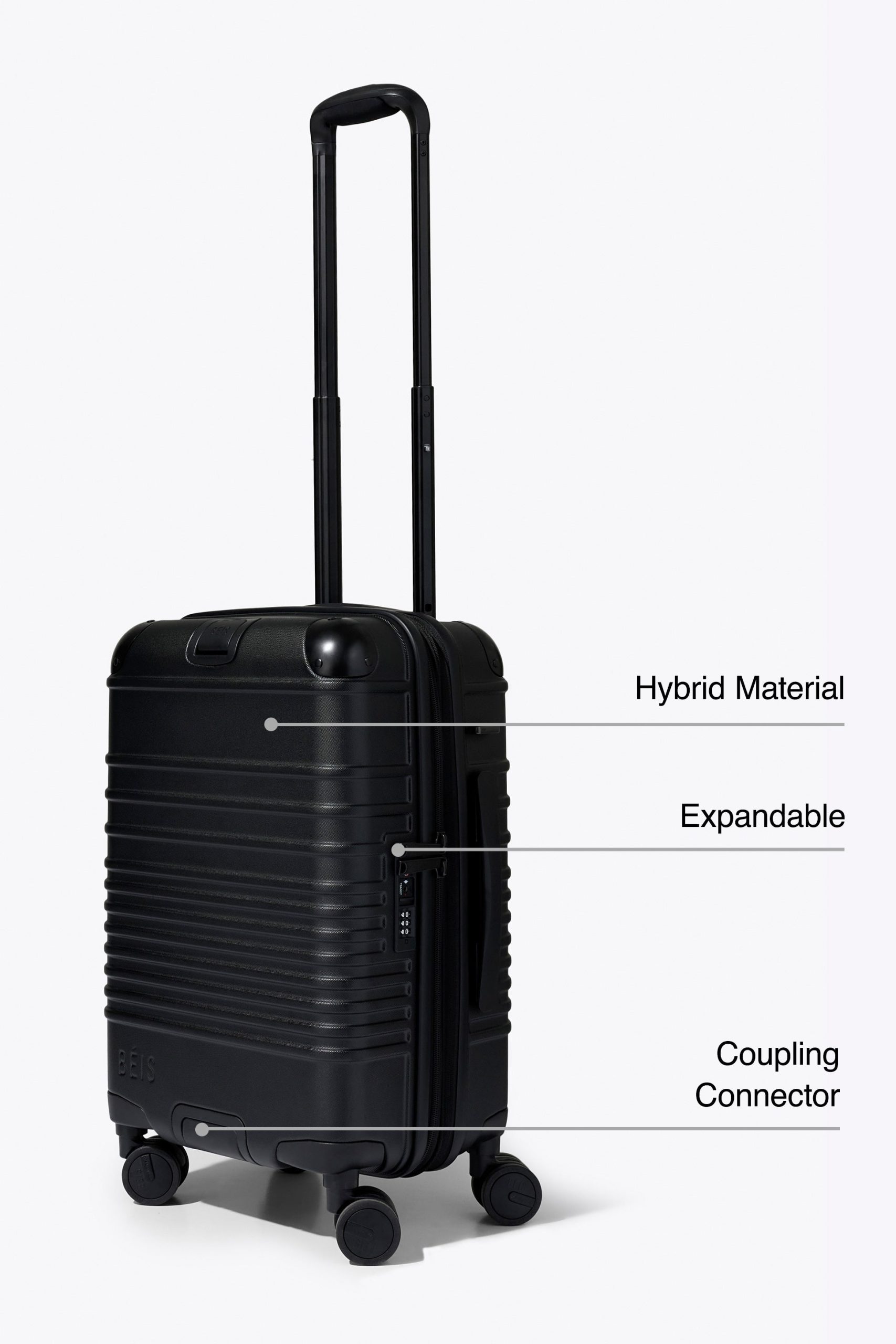 The Hybrid Carry-On Roller in Black - Image 2