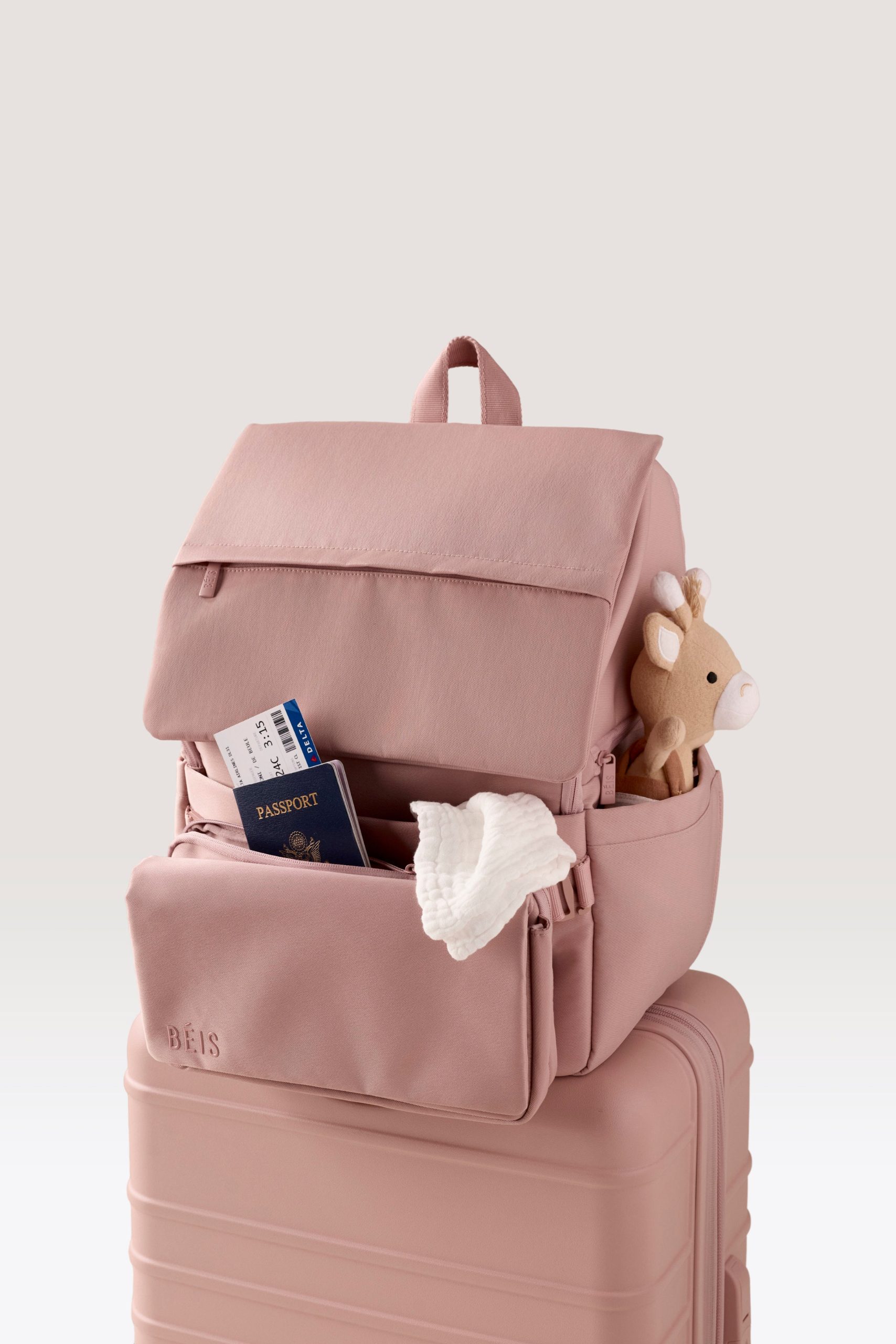 The Ultimate Diaper Backpack in Atlas Pink - Image 4