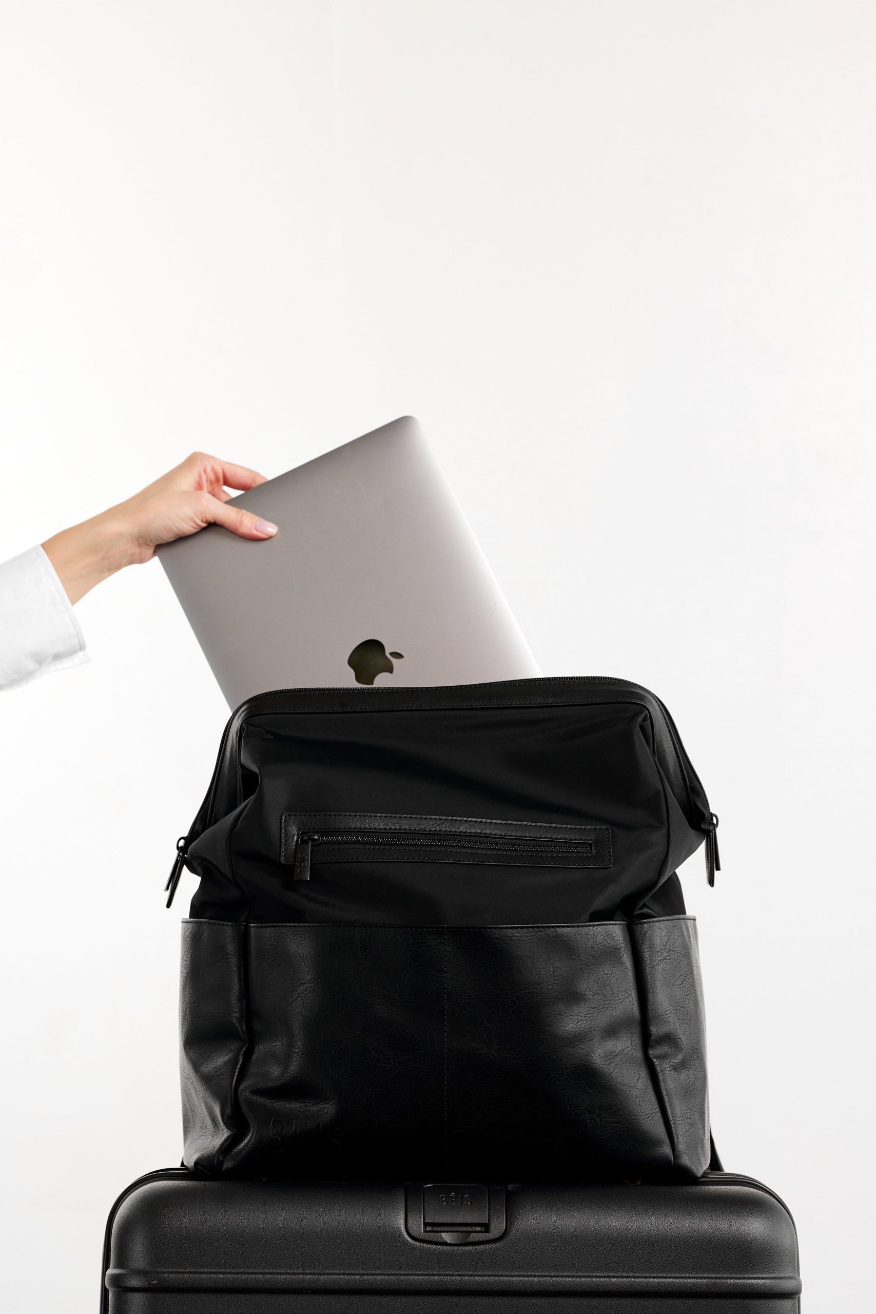 The Backpack Diaper Bag in Black - Image 6